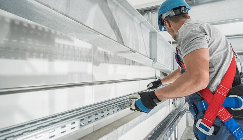 Instalación de cableado eléctrico en una obra