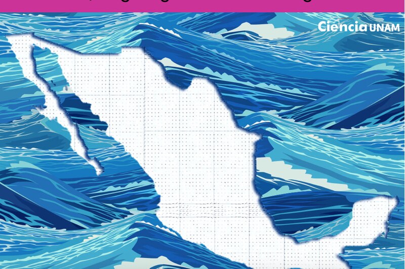 Mapa de México con relieve