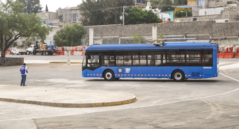 Nuevo autobús eléctrico en la Ciudad de México