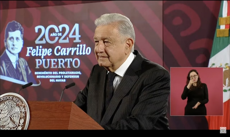 El presidente Andrés Manuel López Obrador encabeza la ceremonia del 102 aniversario del natalicio de Felipe Carrillo Puerto