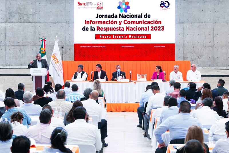 Title: Jornada Nacional de Información y Comunicación de la Respuesta Nacional 2023 Nueva Escuela Mexicana