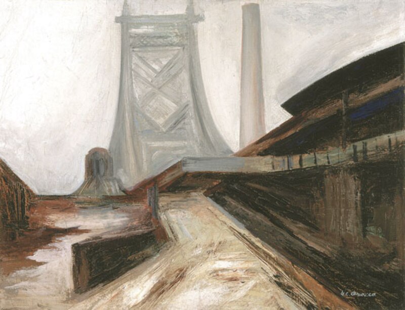 Puente y fábrica