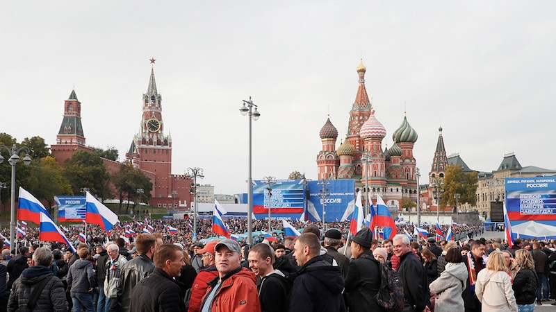 Rusia celebra la anexión de cuatro regiones de Ucrania