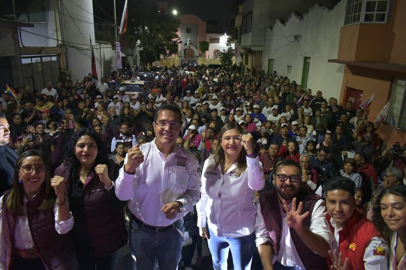 Multitudinario apoyo a Morena en el cierre de campaña en la Ciudad de México