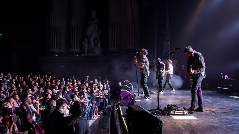 Concierto de rock en vivo