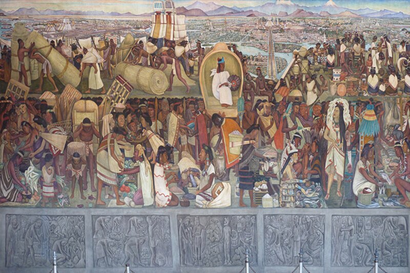Mercado en Tlatelolco