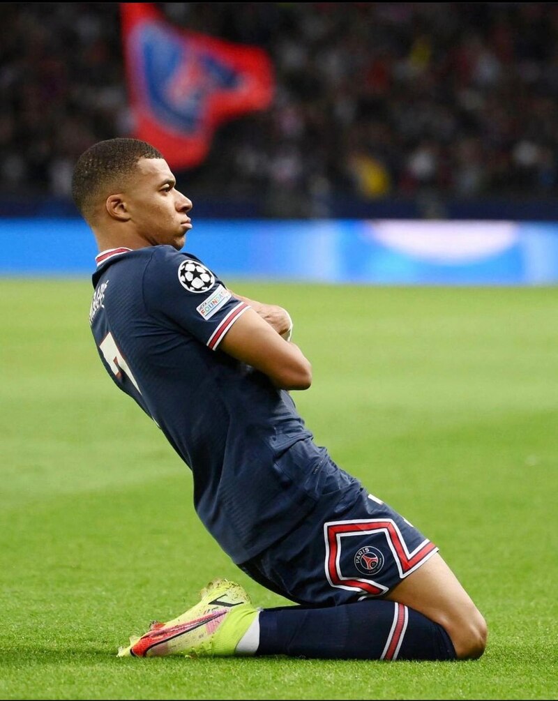 Kylian Mbappé celebra un gol