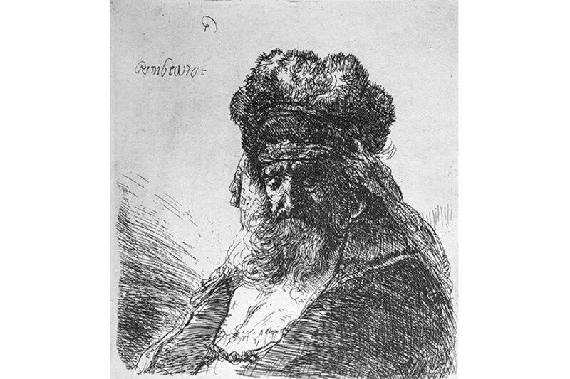 Retrato de un anciano con barba
