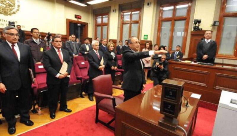 Presidente de la Suprema Corte de Justicia de la Nación toma protesta