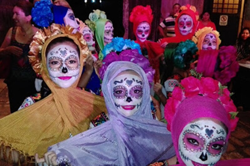 Catrinas en el Día de Muertos
