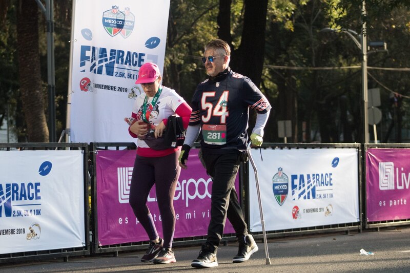 Paseo de la Reforma fue sede de la novena edición de la Carrera Conmemorativa "NFL Fan Race 2019" como parte de las actividades previas al Monday Nigt Football México que se disputará el día de mañana entre los Angeles Chargers y los Kansas City Chiefs en el Estadio Azteca.