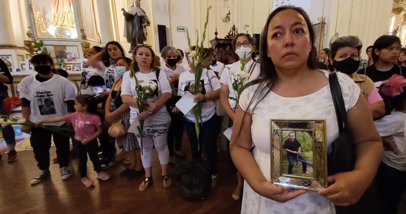 Mujeres indígenas protestan por la desaparición de sus familiares en México