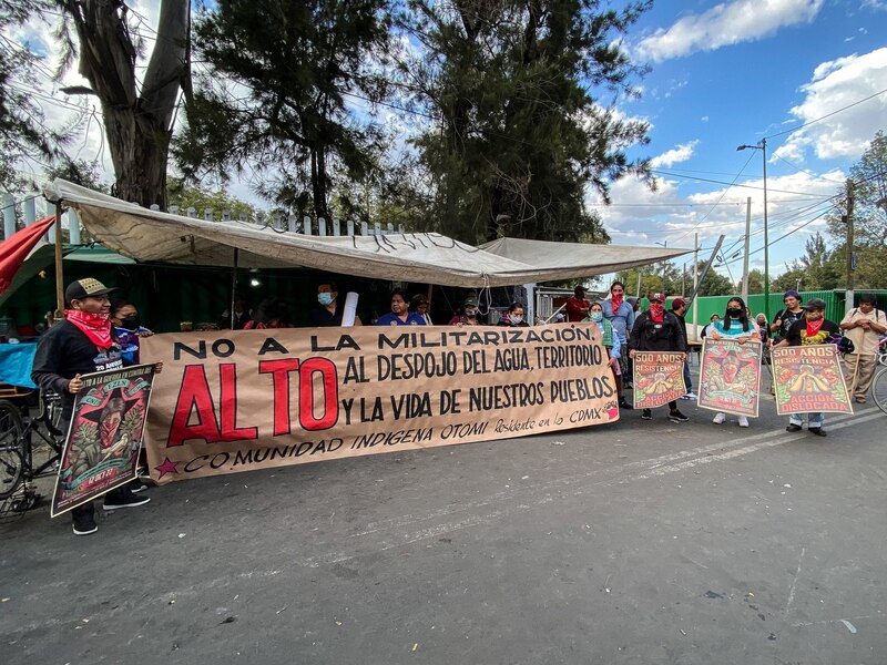 Protesta indígena en México contra la militarización y el despojo