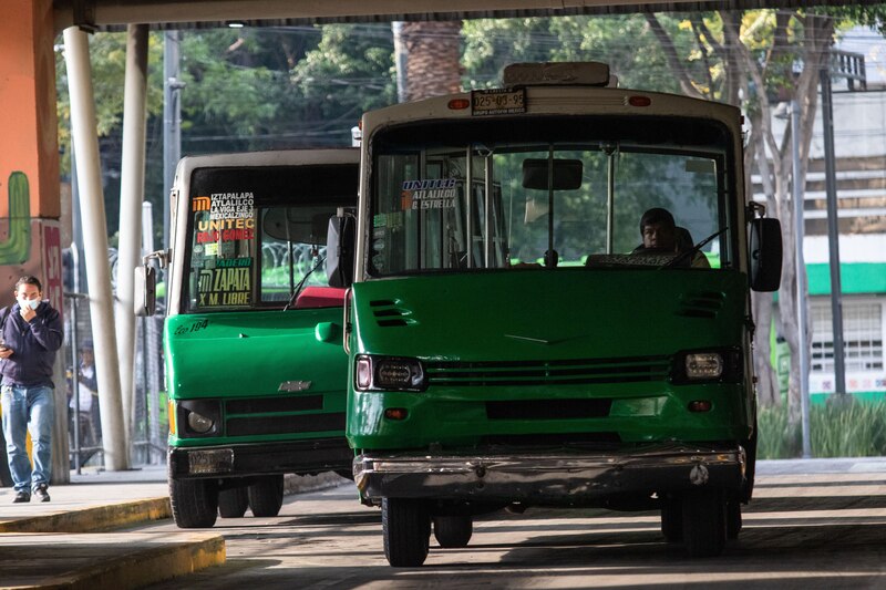 Autobuses en la Ciudad de México