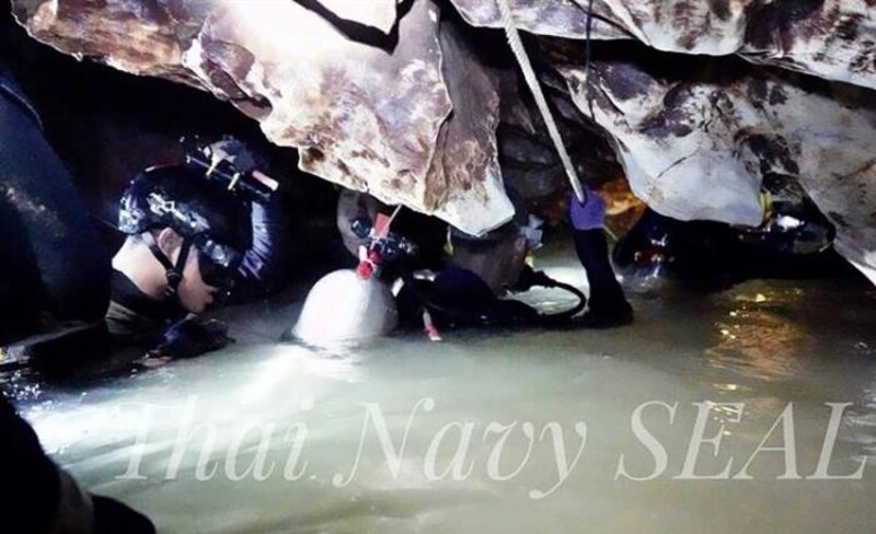 Rescate en la cueva de Tham Luang