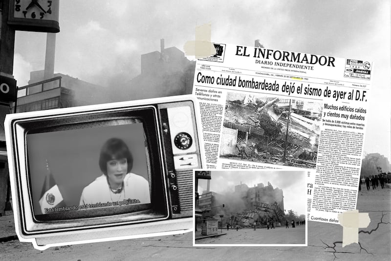 Sismo del 19 de septiembre de1985. Así se vivió el terremoto de la Ciudad de México hace 40 años y que cambió para siempre la capital del país.