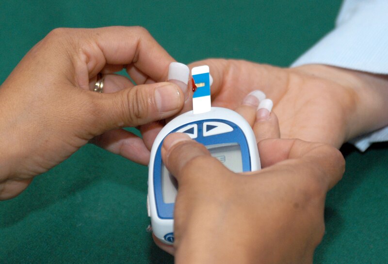 Medición de glucosa en sangre