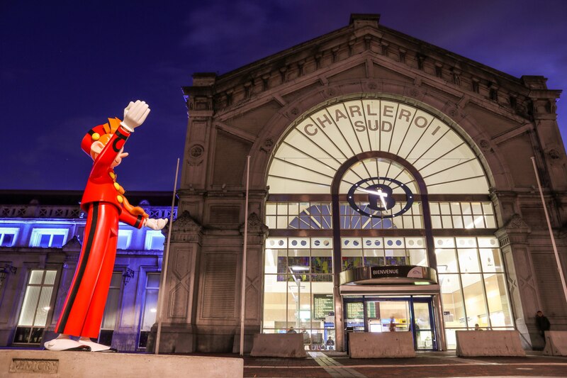 La estación de tren de Charleroi-Sud