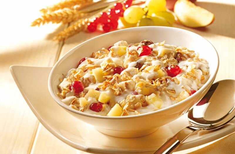 Avena con frutos rojos