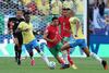 Brasil queda a deber en su primer encuentro frente a Marruecos