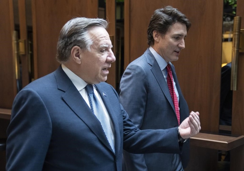 El primer ministro canadiense, Justin Trudeau, se reúne con el presidente de México, Enrique Peña Nieto.