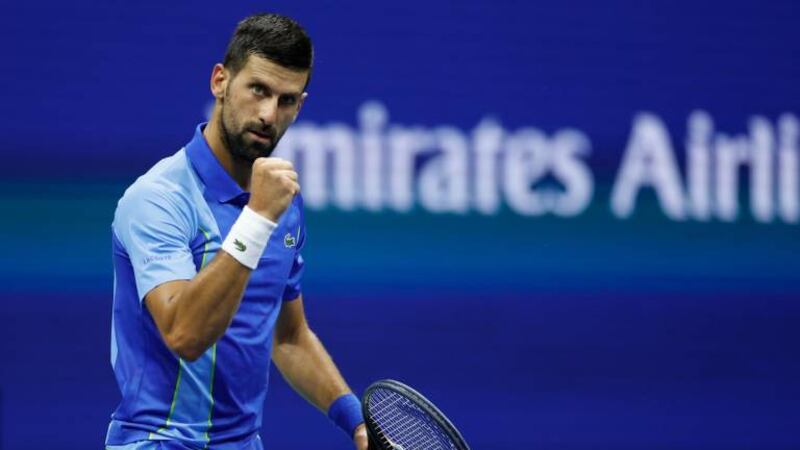 Novak Djokovic celebra su victoria en el US Open 2021