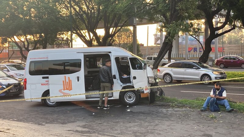 Accidente de tránsito en la Ciudad de México