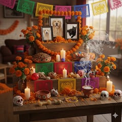 Ofrenda para Mascotas: cómo y cuándo armar el altar para perros y gatos fallecidos este Día de Muertos 2025