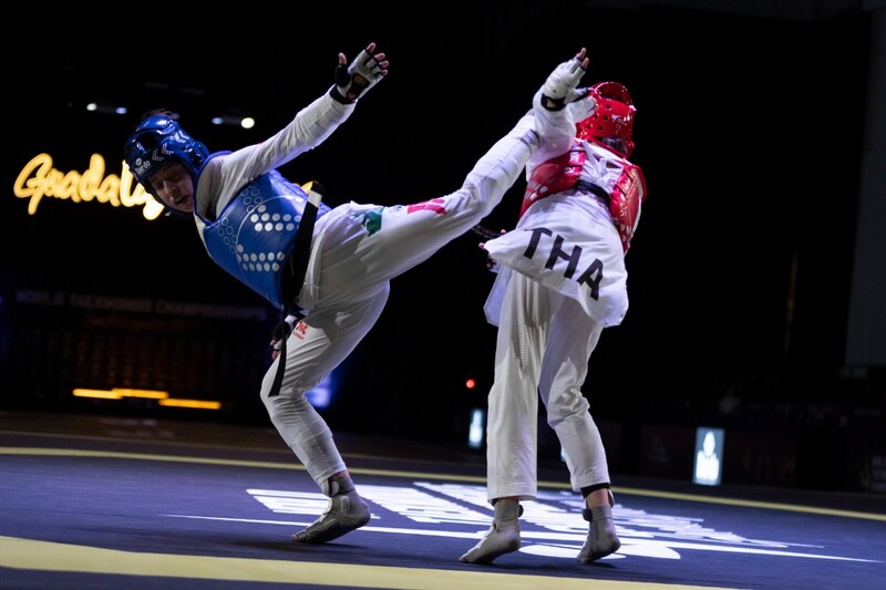 Pelea de Taekwondo