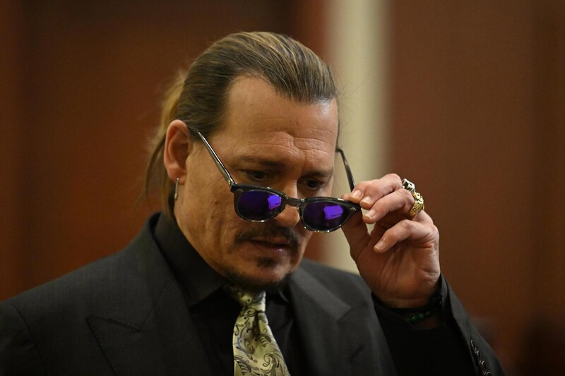 Johnny Depp en el juicio por difamación contra Amber Heard