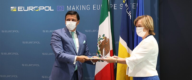 Firma de un acuerdo de cooperación entre Europol y México