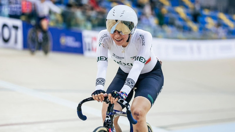 Yareli Salazar, ciclista mexicana, gana medalla de oro en el Campeonato Mundial de Ciclismo de Pista