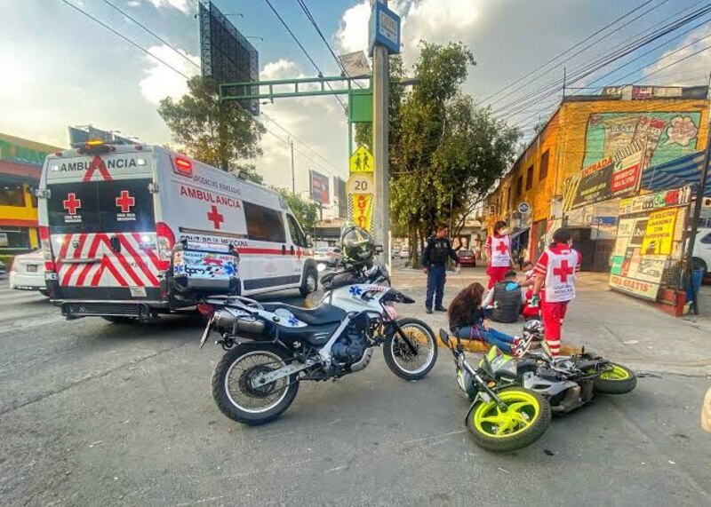Accidente de moto en la Ciudad de México