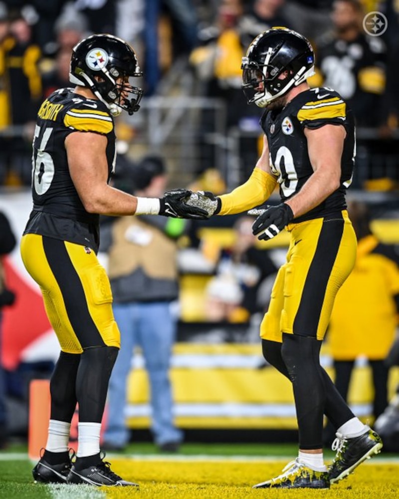 Los Steelers celebran su victoria