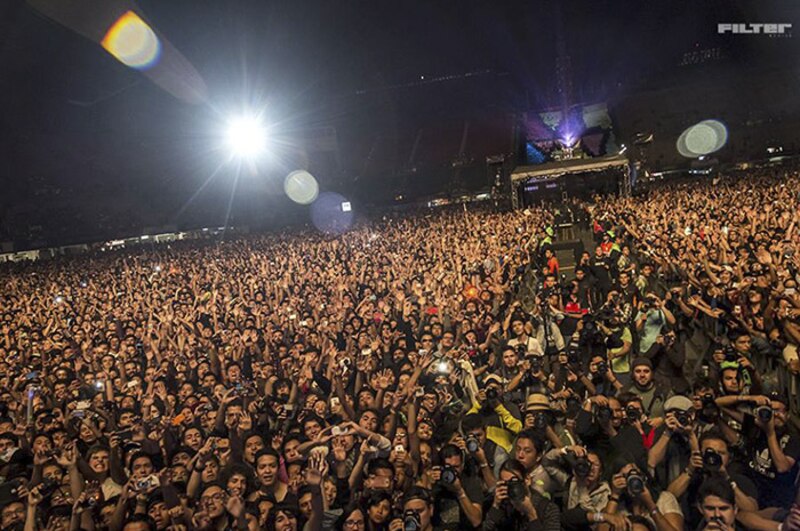 Multitud en un concierto