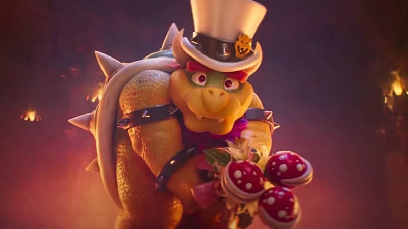 ¡Cuidado, Mario! Bowser se pone elegante para la boda de Peach