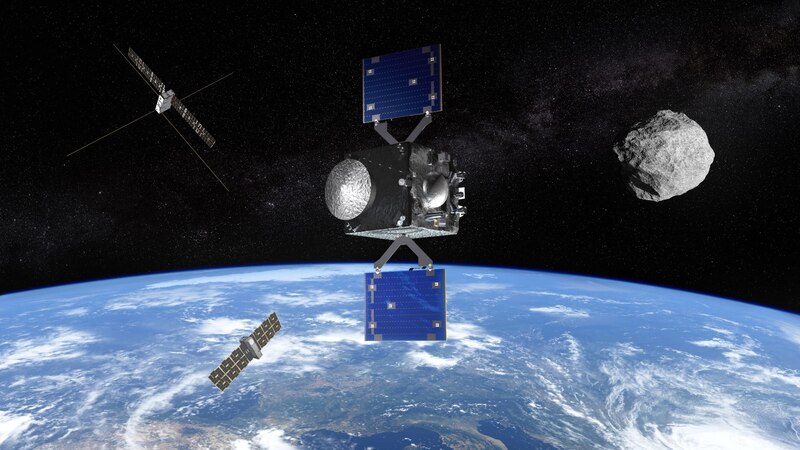 Satélites en el espacio