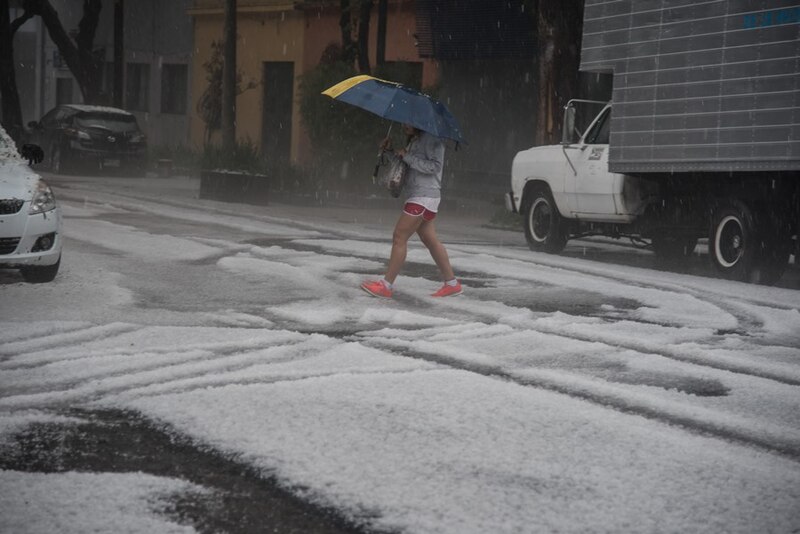 Granizada en la Ciudad de México