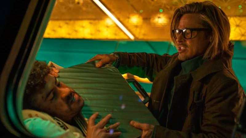 Brad Pitt en la película "Bullet Train"