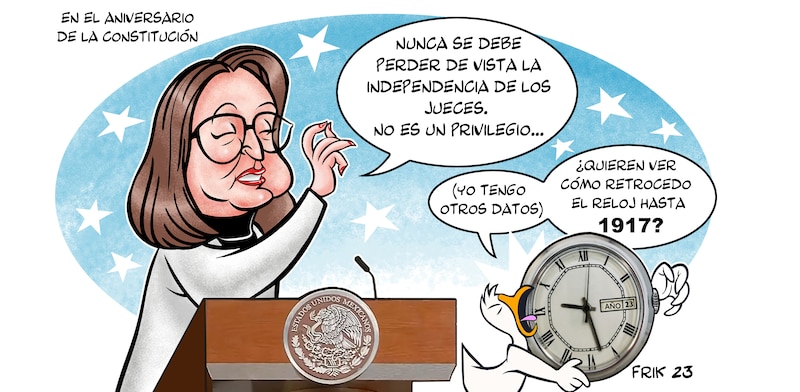 "El reloj de la justicia".