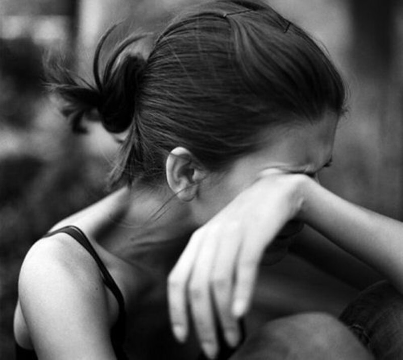 Mujer llorando