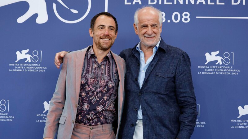 Luca Guadagnino y Timothée Chalamet en la alfombra roja de la Mostra de Venecia 2024