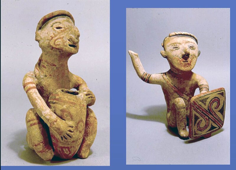 Estatuillas de cerámica de la cultura Tlatilco