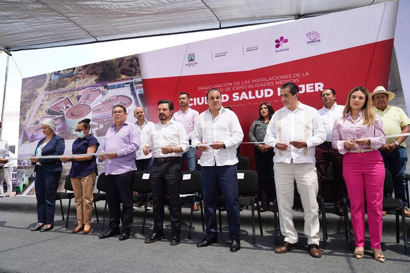 Title: Inauguración de las instalaciones de la Ciudad de la Salud Mujer en Morelos