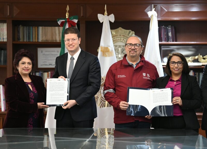 Firma de convenio entre la Secretaría de Gobernación y el Instituto Nacional de Migración