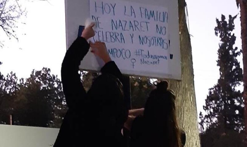 Protesta contra la violencia de género en Argentina