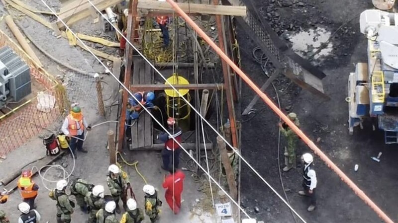 Rescate de mineros en Colombia