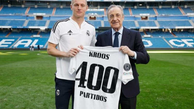 Kroos, 400 partidos con el Real Madrid