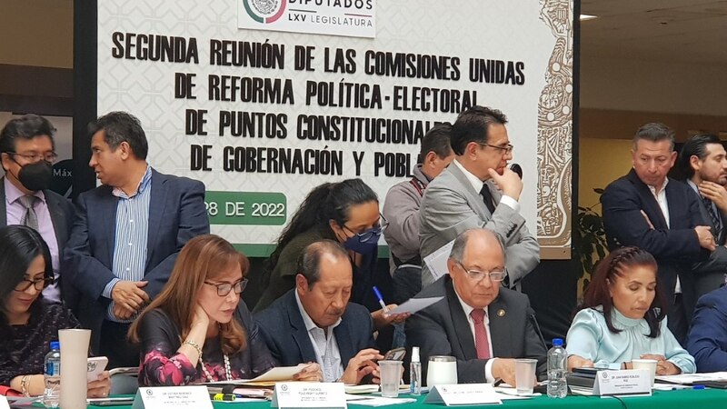 Reunión de las comisiones unidas de Reforma Política-Electoral, de Puntos Constitucionales y de Gobernación y Población