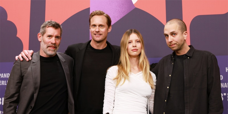 El elenco de la película "The Northman" en la alfombra roja del Festival de Cine de Berlín.